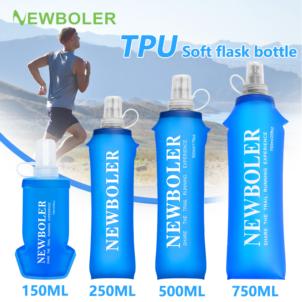 Water Bag Collapsible - 250/500/750ML Su Şişesi TPU Katlanır Yumuşak