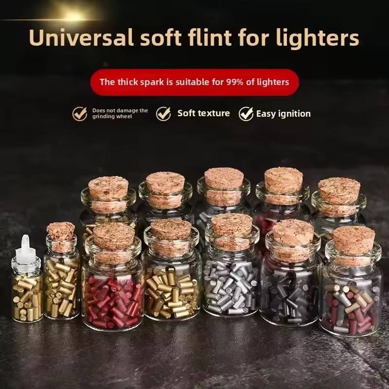 Fire Starting Kit - 200/500 adet evrensel çakmak çakmaktaşı taşı