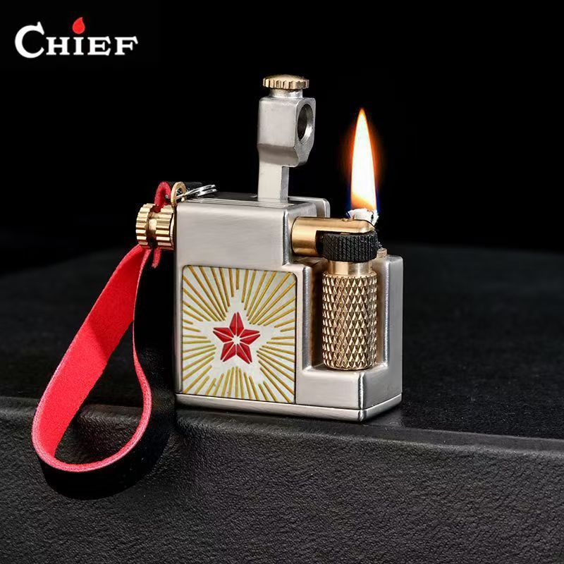 Fire Starting Kit - CHIEF 715 Mini Kare Çakmaklı Çakmak