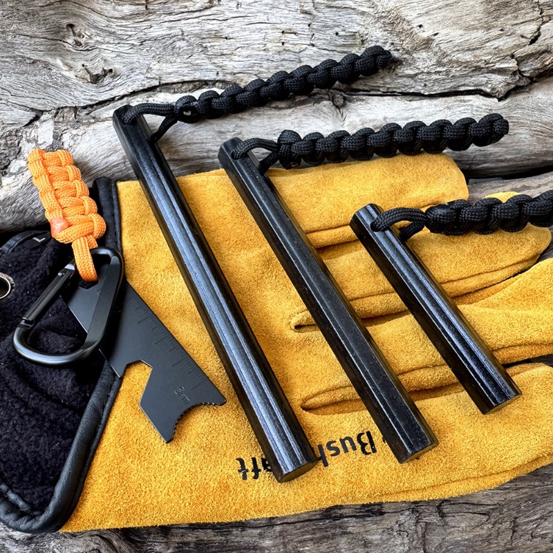 Fire Starting Kit - El dokuması halat altıgen çakmaktaşı magnezyum