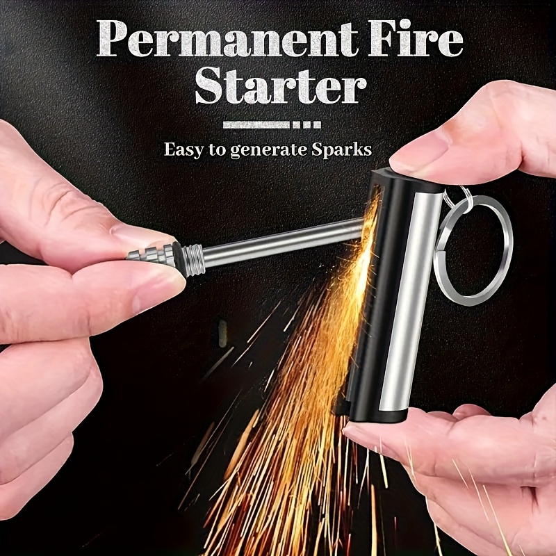 Fire Starting Kit - 1-5 paket maç çakmağı, çakmaktaşı metal