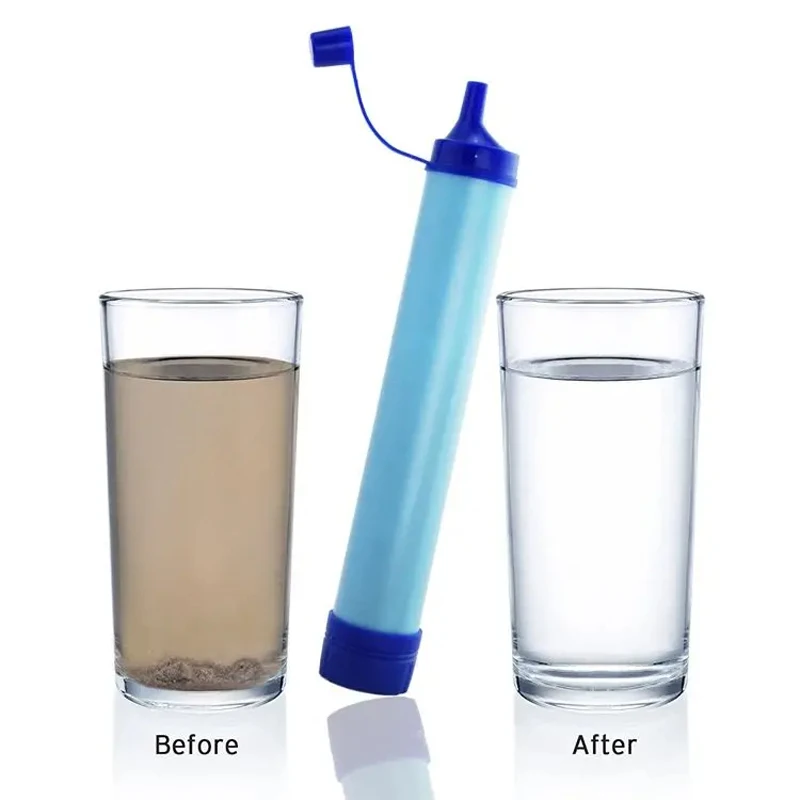 Water Purification Straw - 1 adet Açık Hava Mini Su