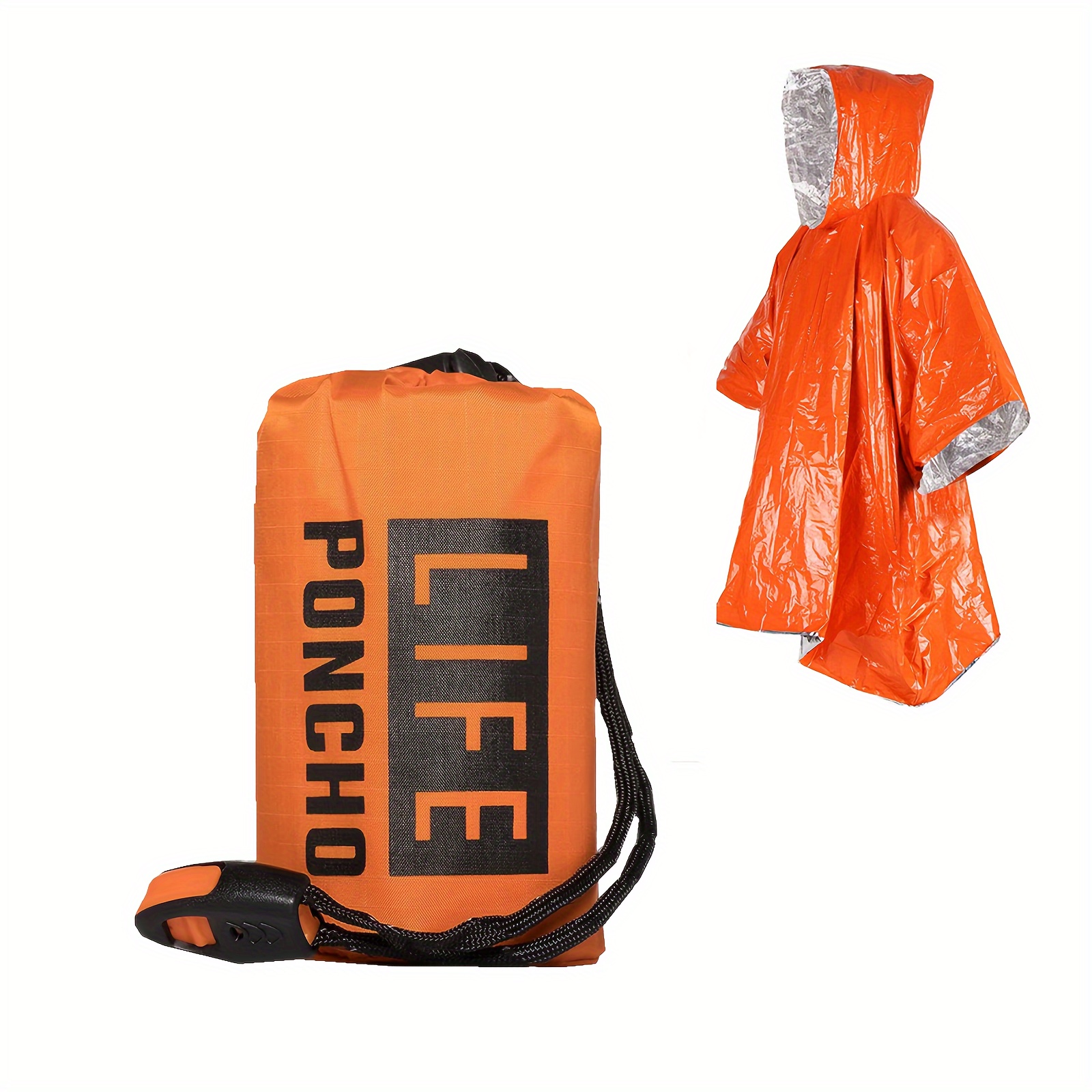 Survival Blanket Reflective - Acil Durum Hayatta Kalma Yağmurluğu Termal