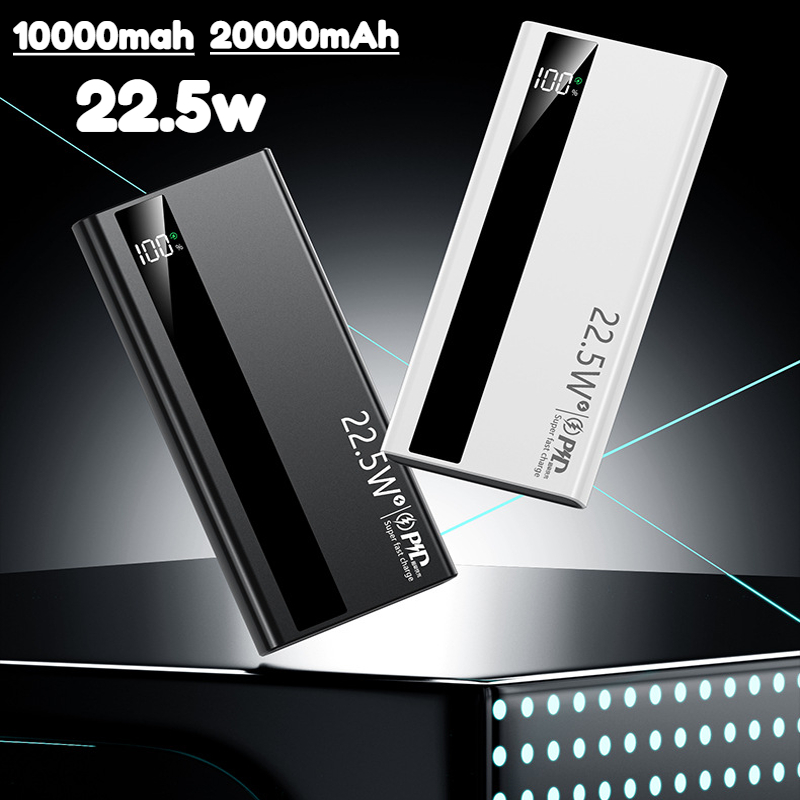 Solar Emergency Charger - 20000mAh Güç Bankası Hızlı Şarj 22.5W