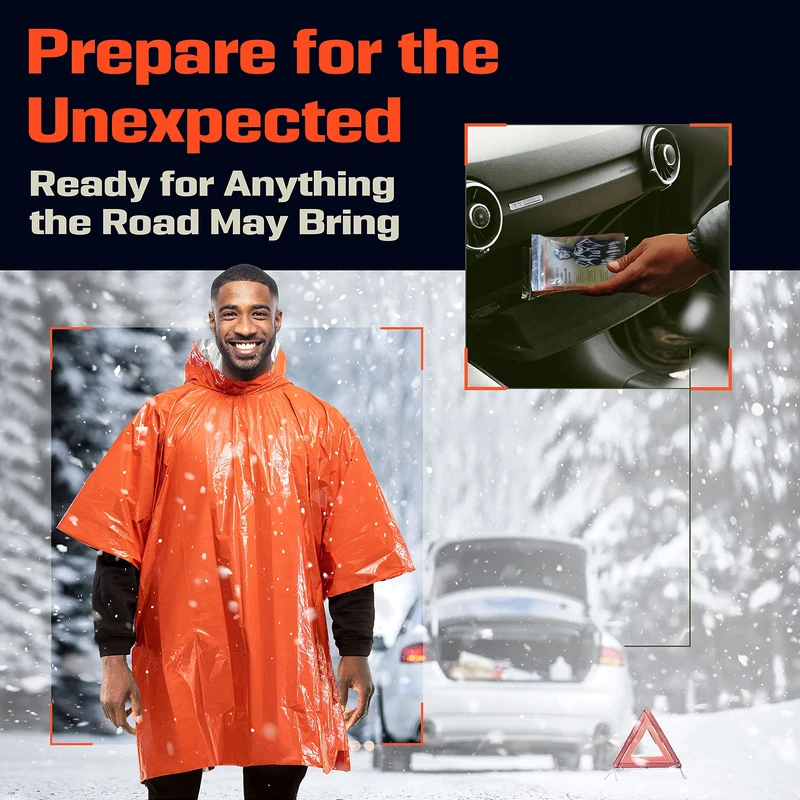 Alüminyum Kaplamalı Kapüşonlu  - Emergency Poncho Rain incelemesi ve fiyatı