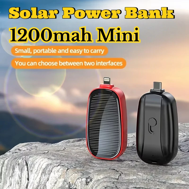 1200mAh güneş enerjili Mini gü - Solar Emergency Charger incelemesi ve fiyatı