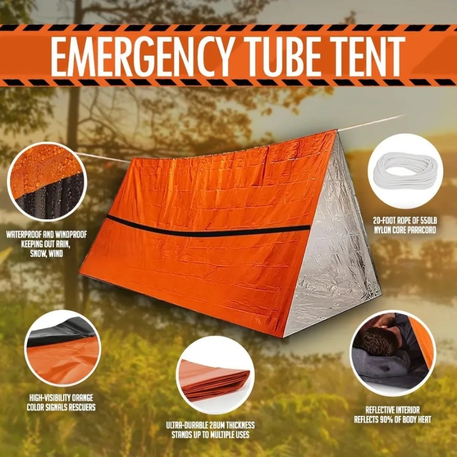 1PC Yağmur Önleyici Acil Uyku  - Emergency Mylar Tent incelemesi ve fiyatı