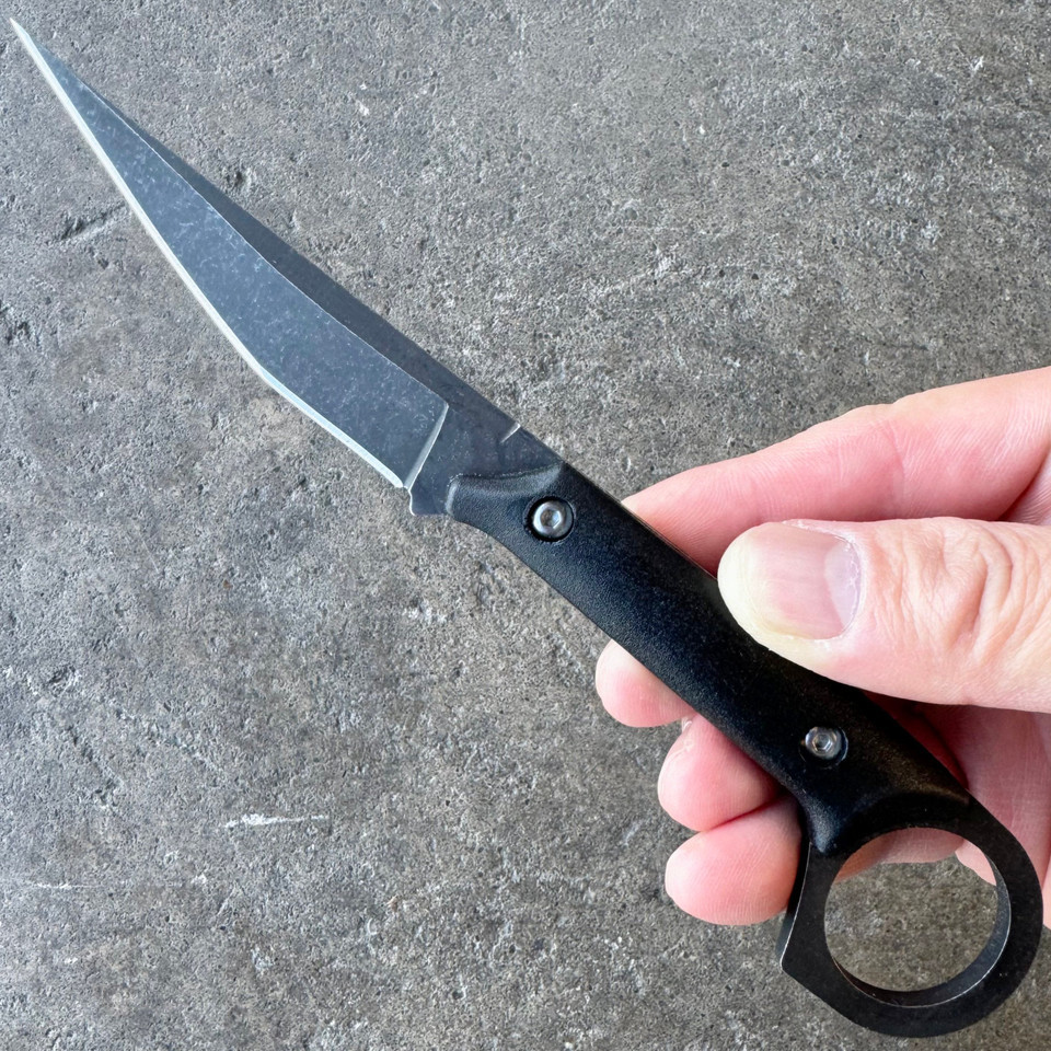 Siyah Sabit Bıçaklı Bıçak, 5Cr - Bushcraft Knife Fixed incelemesi ve fiyatı